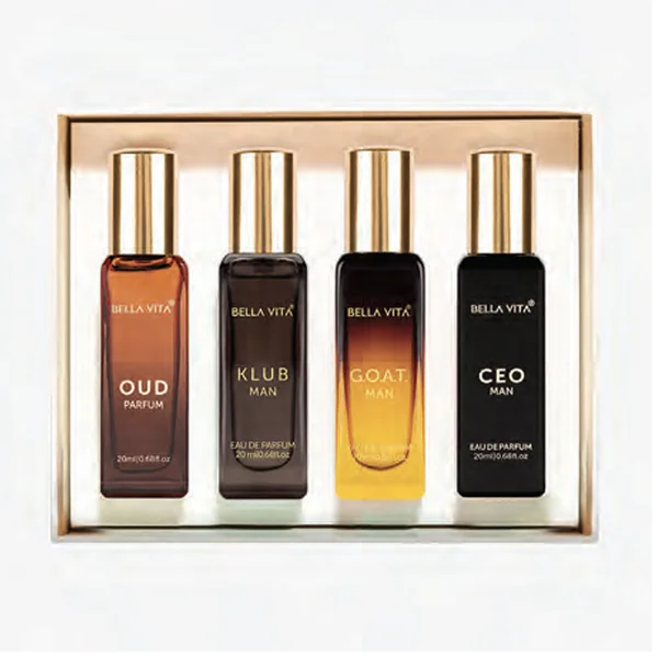 Bella Vita Luxury Perfume Gift Set for Man (4 x 20ml)